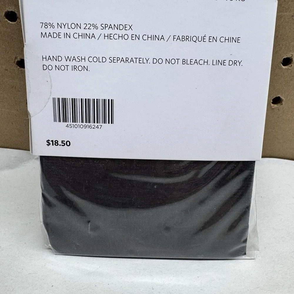 NEW White House Black Market Pin Dot‎ SHEER Control Top Tight  Size M/L New